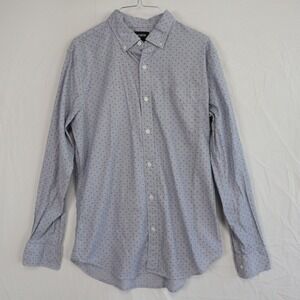 Bonobos Shirt Mens Medium Slim‎ Fit Stretch Button Down Polka Dot Long Sleeve